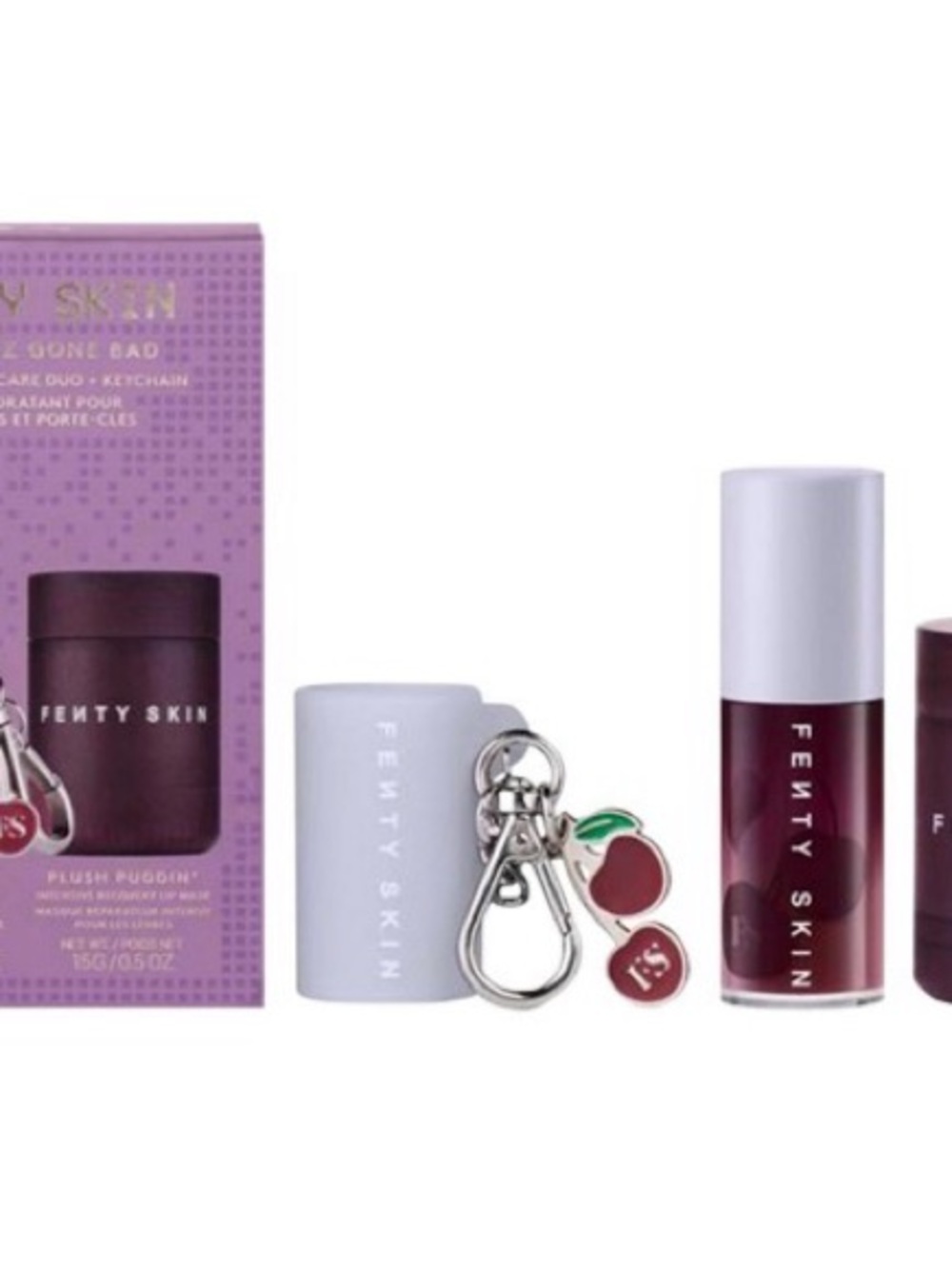 Fenty Skin Fenty Treatz Lip Oil Black Cherry Shade Shine Hydrating 5.6 mL